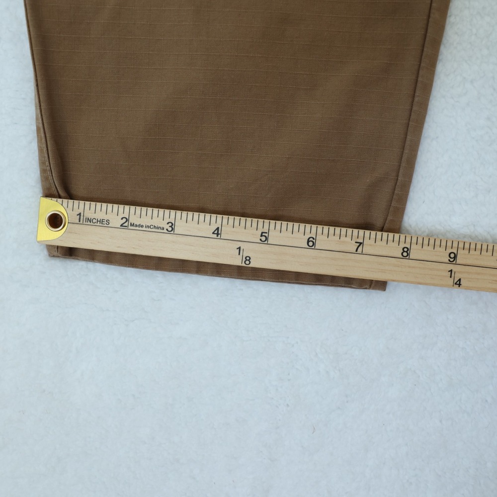 Foret Drip Cargo Pant Men's‎ 30 x 28 Burnt Khaki Cotton Straight Ripstop $160 - Picture 14 of 15